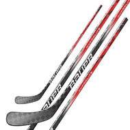 BAUER Hyperlite 2 Red Hockey Stick- Sr