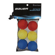 BAUER Mini Foam Ball- 6 Pack