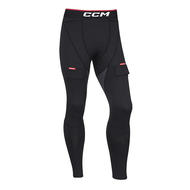 CCM Compression Gel Jock Pant W/Tabs- Sr