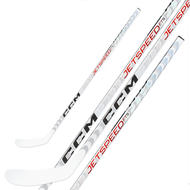 CCM Jetspeed FT5 Pro White Hockey Stick- Sr
