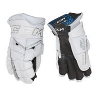 CCM Jetspeed FT8 Pro White Hockey Glove- Sr