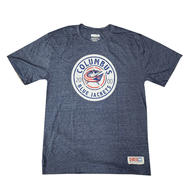 CCM NHL Blue Jackets Shadow Logo Tee- Sr