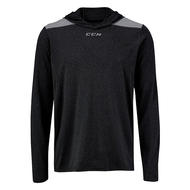 CCM Premium L/S Hooded Tech Tee- Sr