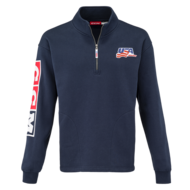 CCM USA Half Zip Crew Sweatshirt- Sr