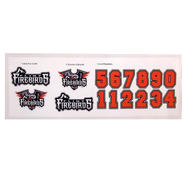 JR Flint Firebirds Helmet Sticker Kit