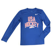 NIKE Dri-Fit Legend 2.0 USA L/S Tee- Sr '22