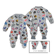 OUTERSTUFF All Team Logo Raglan Coverall- Infant