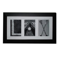 PAINTED PASTIMES LAX Montage Framed