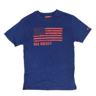 CCM USA Distressed Flag Tee- Sr