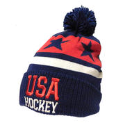 CCM USA Pom Knit Hat- Sr