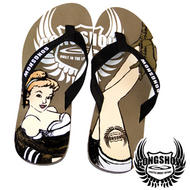 Gongshow Pin Up Flip Flops