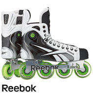 REEBOK 9k White Pump Roller Hockey Skate- Sr