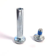 TOUR Round 2-Piece 6mm Silver Axle