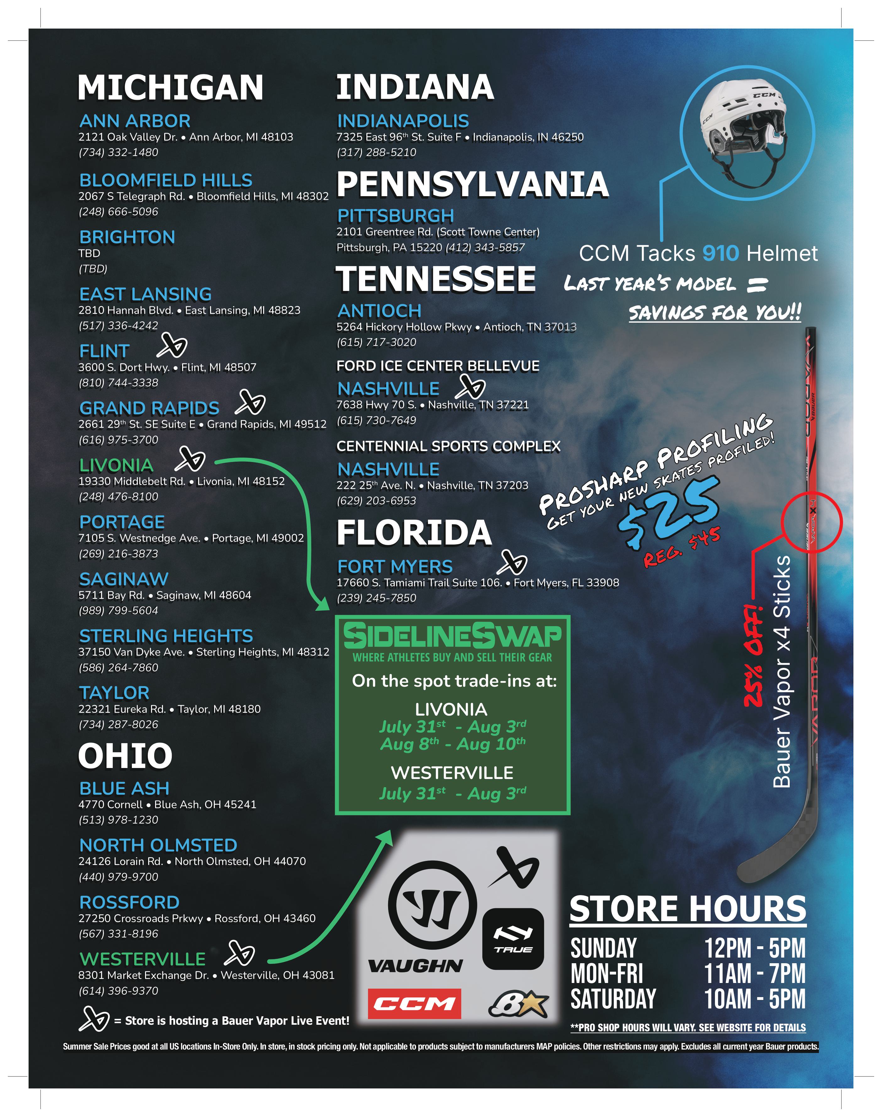 Perani's Hockey World Summer sale