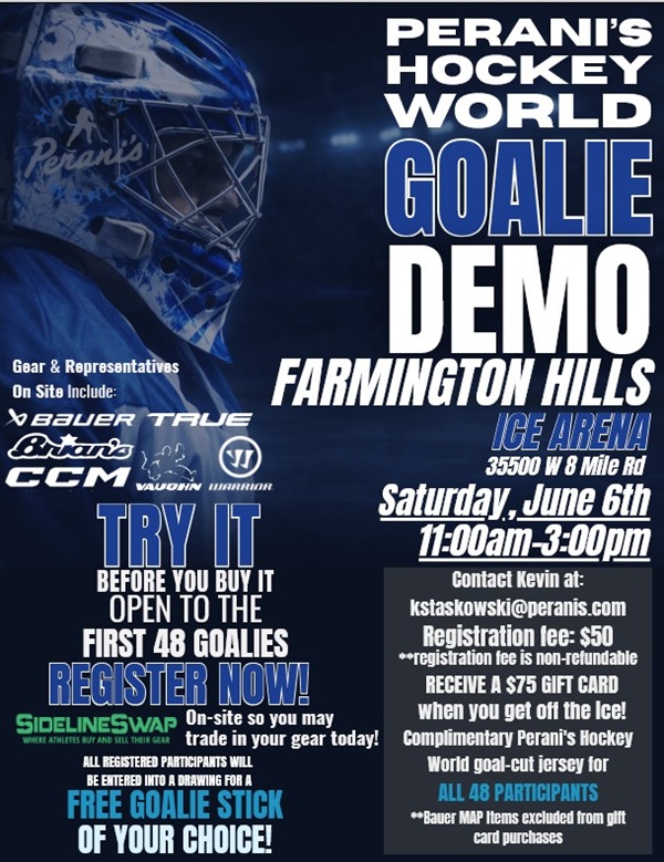 Goalie Demo Event