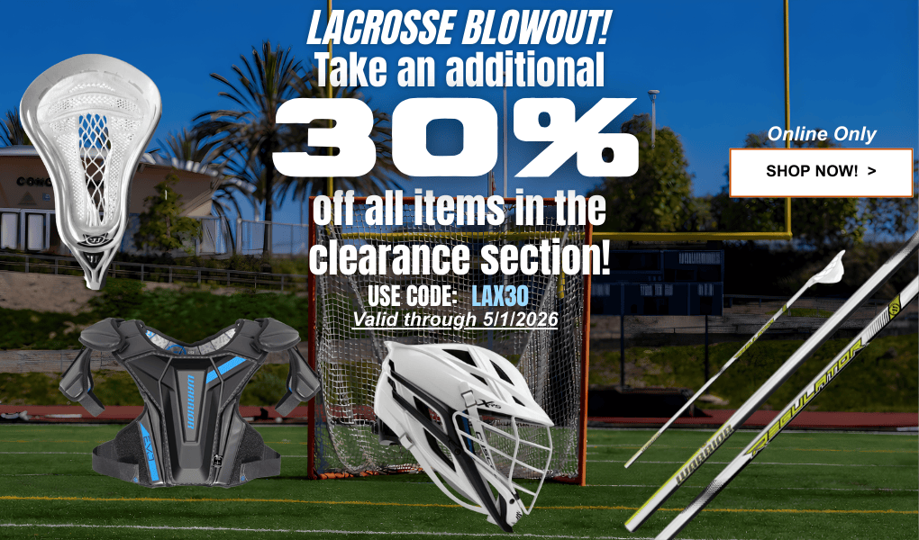 lacrosse blowout sale 30 percent off